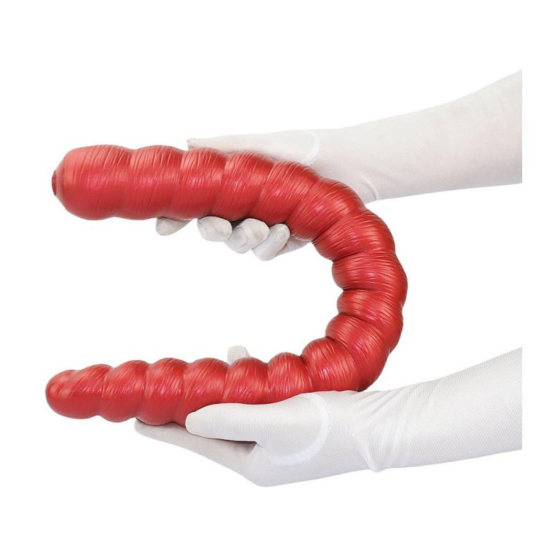 DoublePlayz Double Gode Narvax 52 x 5.2cm Rouge